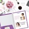 Better Office Products 2 Pocket Glossy Laminated Paper Folders Portfolio With Prongs, Letter Size, Purple, 25PK 84284 - alternate 3